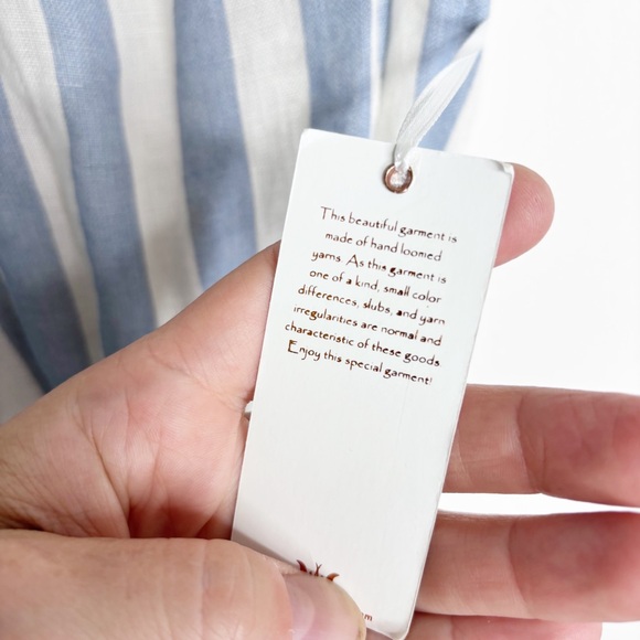 Winston White Blue & White Striped Jumpsuit Size XS NWT - Picture 6 of 11